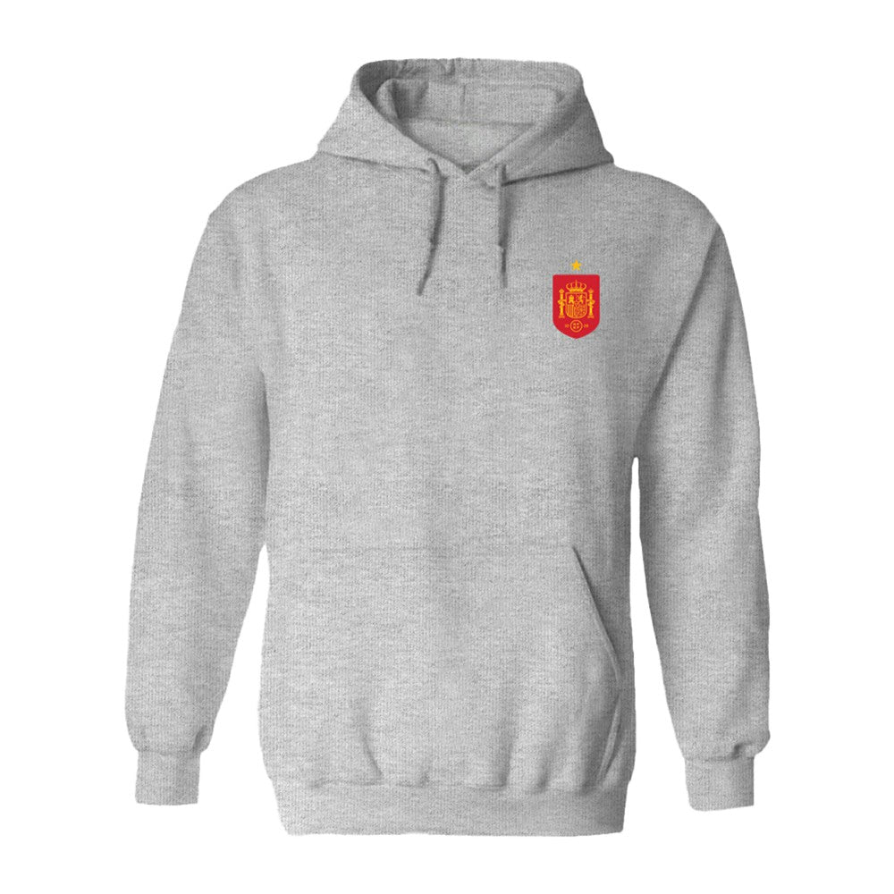 Spain National Team Vive La Fete Women's Impressions Artwork Hoodie for sale - Gray 