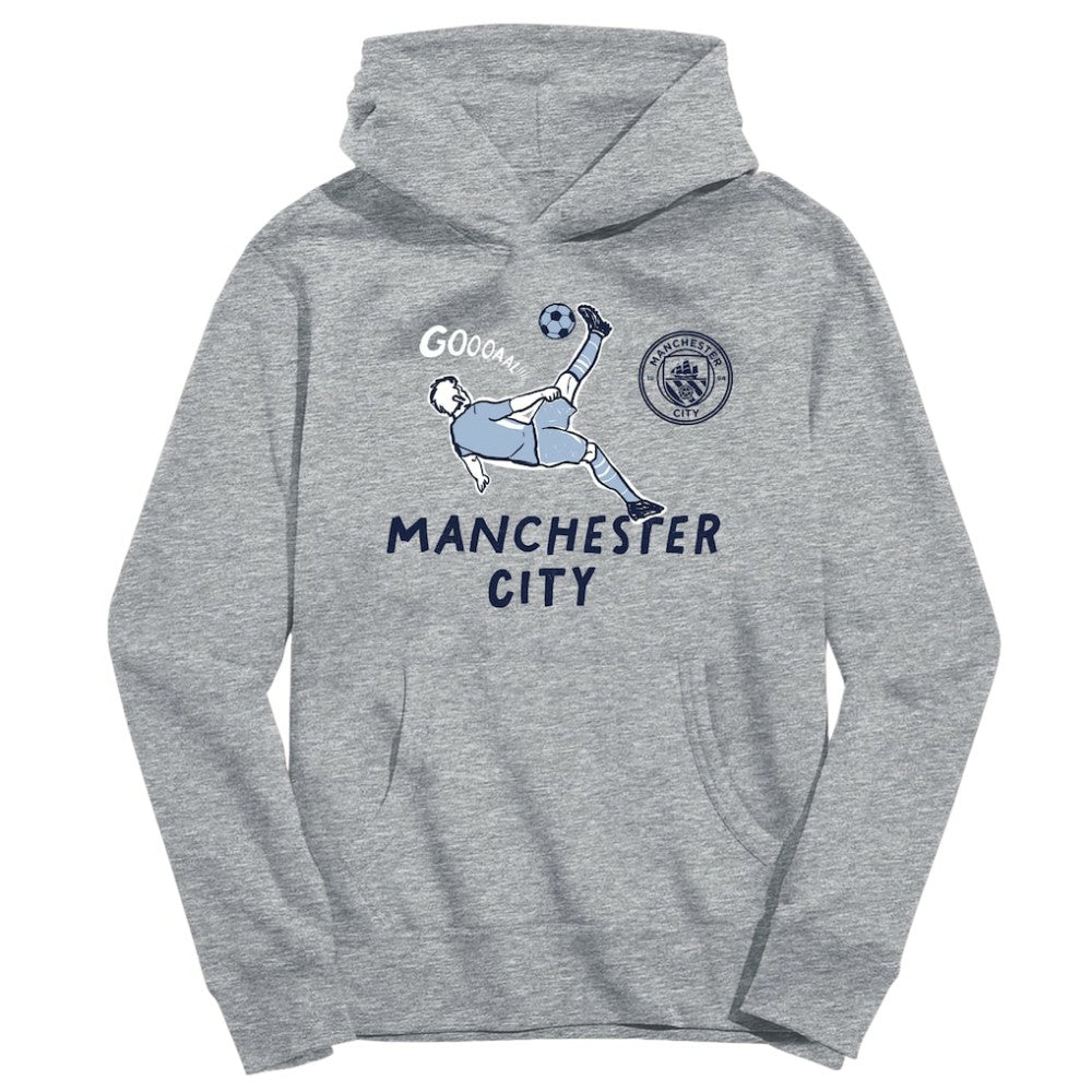 Manchester City Vive La Fete Toddler Chilena Style Hoodie Discount - Gray 