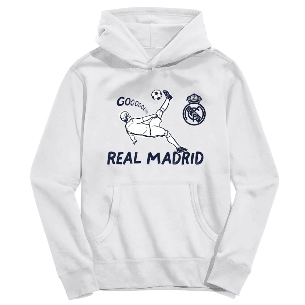 Real Madrid Vive La Fete Toddler Chilena Style Hoodie Discount - White 