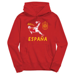 Spain National Team Vive La Fete Toddler Chilena Style Hoodie for sale - Red 