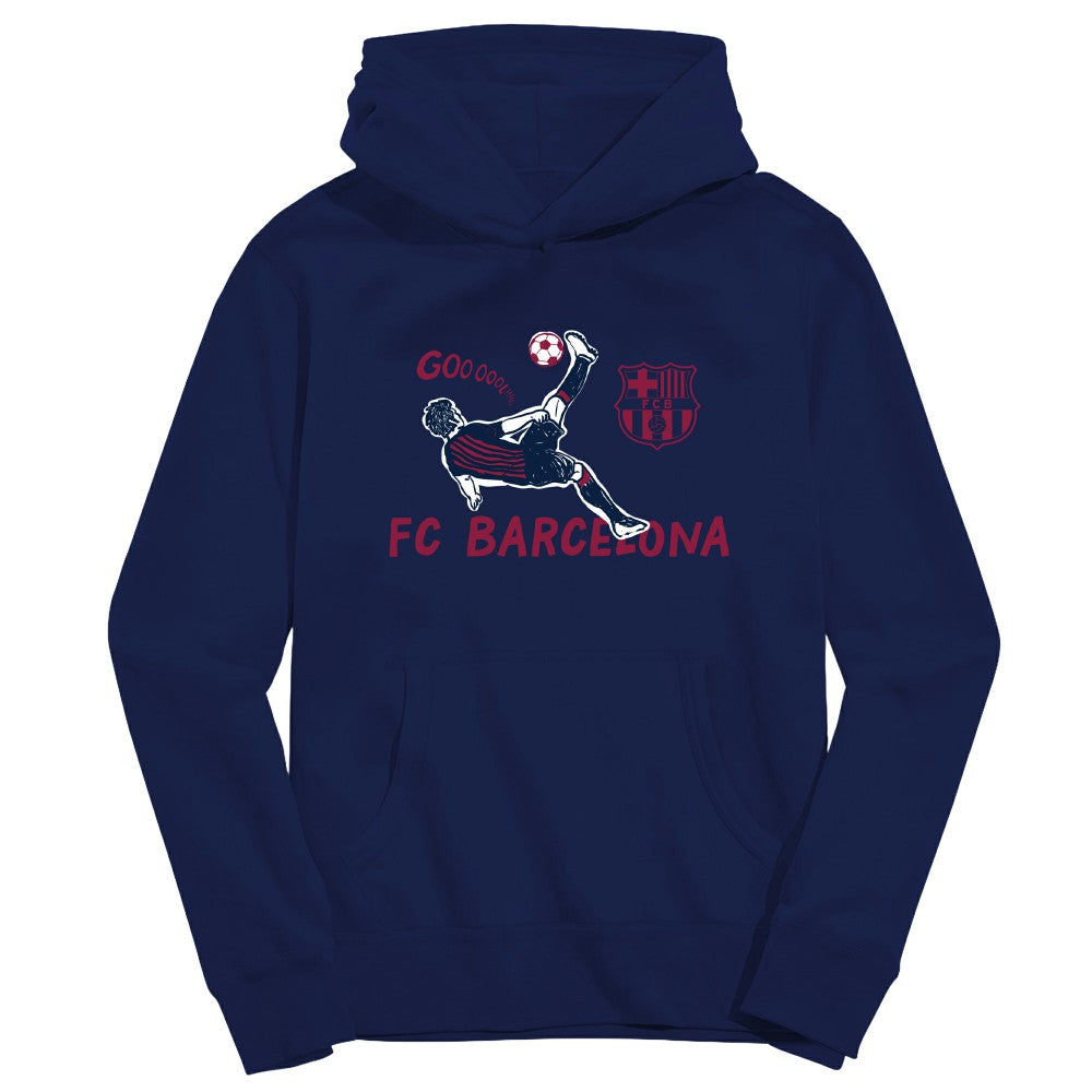 Barcelona Vive La Fete Toddler Chilena Style Hoodie on sale - Navy 