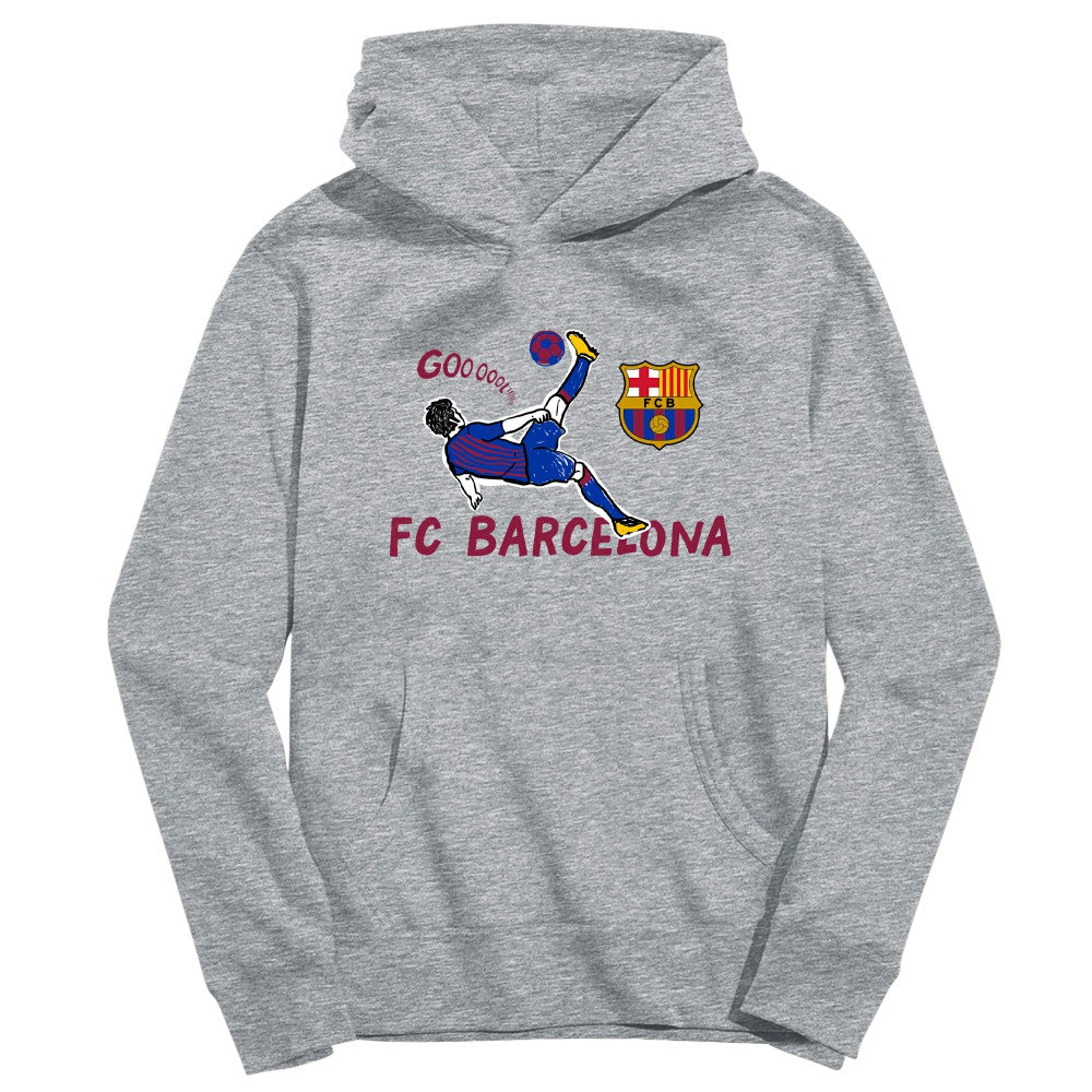 Barcelona Vive La Fete Toddler Chilena Style Hoodie on sale - Gray 