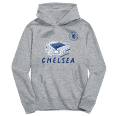 Chelsea Vive La Fete Youth Stadium Style Hoodie on sale - Gray 