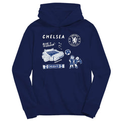 Chelsea Vive La Fete Youth Impressions Icons Hoodie on sale - Navy 