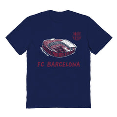 Barcelona Vive La Fete Youth Chilena Style T-Shirt on sale - Navy 