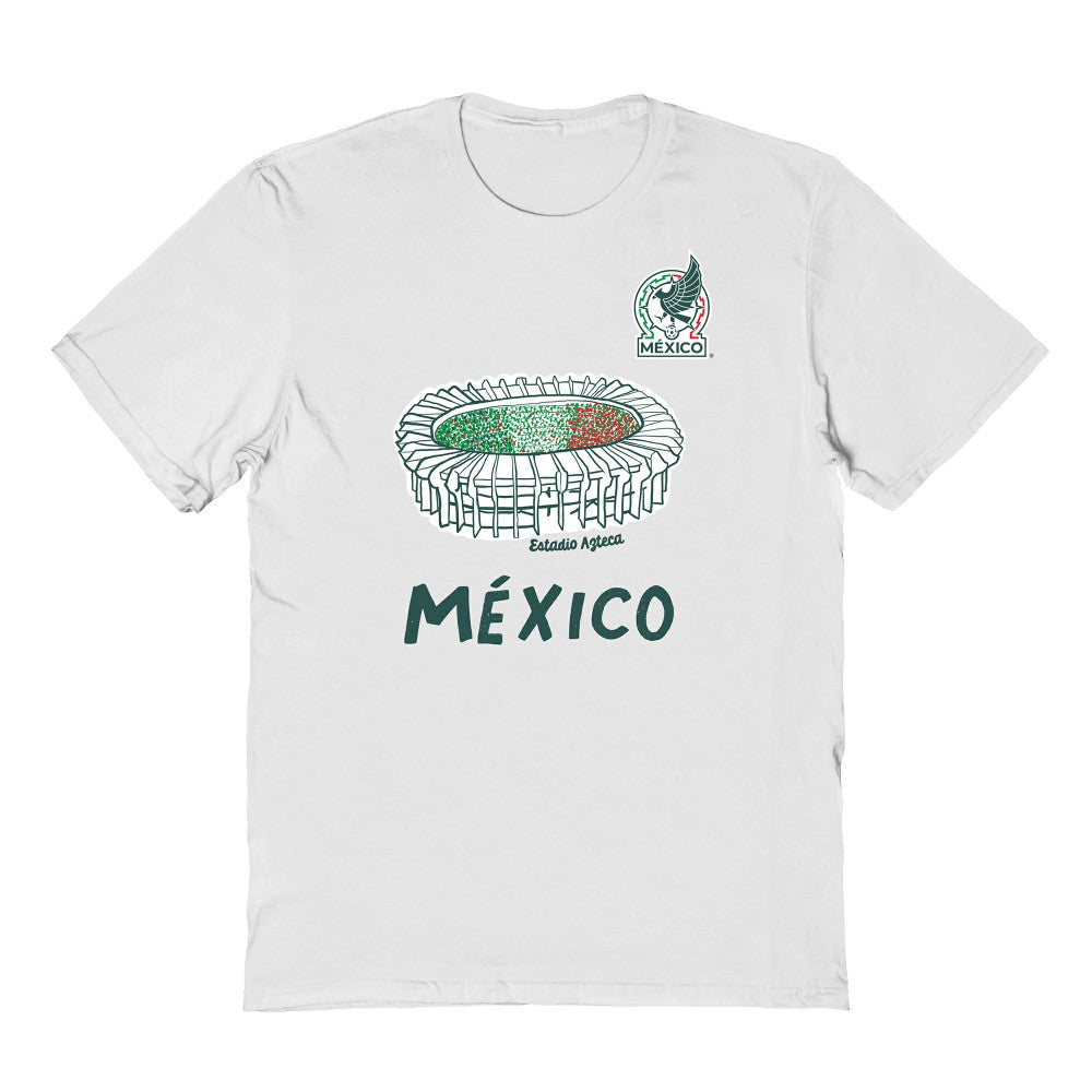 Mexico National Team Vive La Fete Youth Chilena Style T-Shirt for sale - White 