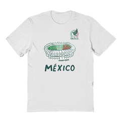 Mexico National Team Vive La Fete Youth Chilena Style T-Shirt for sale - White 