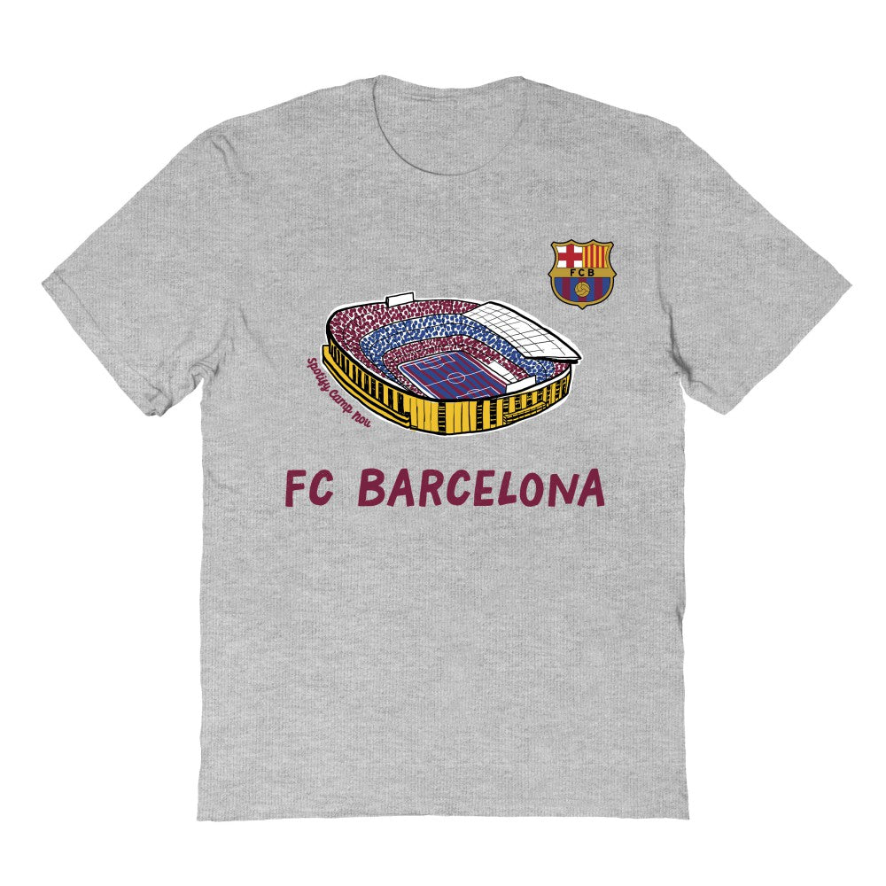 Barcelona Vive La Fete Youth Chilena Style T-Shirt on sale - Gray 
