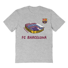 Barcelona Vive La Fete Youth Chilena Style T-Shirt on sale - Gray 