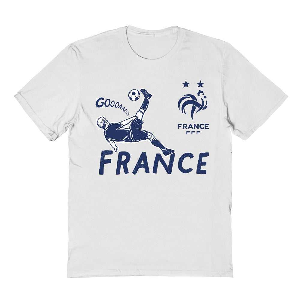 France National Team Vive La Fete Youth Chilena Style T-Shirt for sale - White 