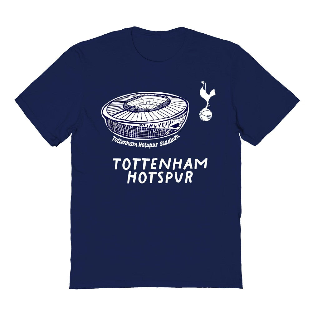 Tottenham Hotspur Vive La Fete Youth Chilena Style T-Shirt Sale - Navy 