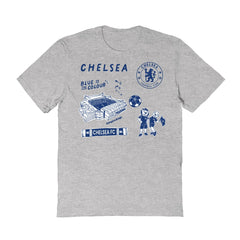 Chelsea Vive La Fete Toddler Impressions Icons T-Shirt on sale - Gray 