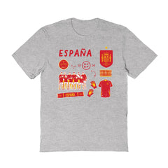 Spain National Team Vive La Fete Toddler Impressions Icons T-Shirt for sale - Gray 