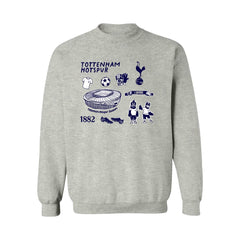 Tottenham Hotspur Vive La Fete Women's Impressions Icons Sweatshirt Sale - Gray 