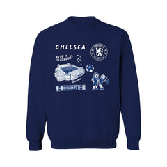 Chelsea Vive La Fete Women's Impressions Icons Sweatshirt on sale - Navy 
