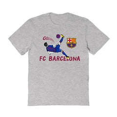 Barcelona Vive La Fete Women's Chilena Style T-Shirt on sale - Gray 