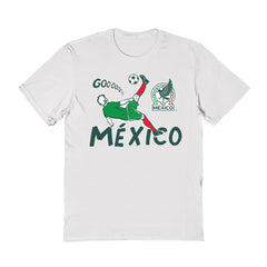 Mexico National Team Vive La Fete Women's Chilena Style T-Shirt for sale - White 