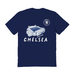 Chelsea Vive La Fete Women's Stadium Style T-Shirt on sale - Navy 
