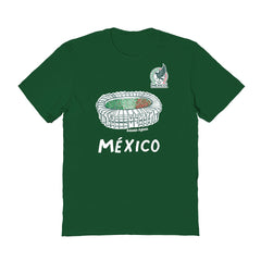 Mexico National Team Vive La Fete Women's Stadium Style T-Shirt for sale - Green 