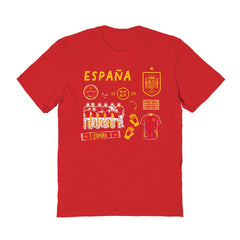Spain National Team Vive La Fete Women's Impressions Icons T-Shirt for sale - Red 