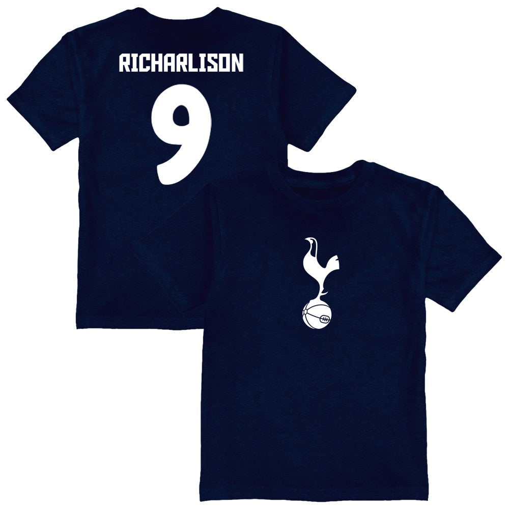 Richarlison Tottenham Hotspur Vive La Fete Toddler Player Name & Number Color Badge T-Shirt Sale - Navy 