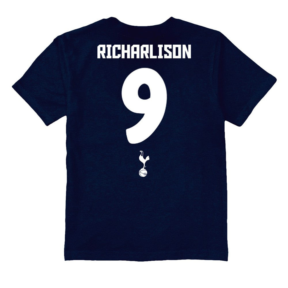 Richarlison Tottenham Hotspur Vive La Fete Youth Player Name & Number Stadium Style T-Shirt Sale - Navy 