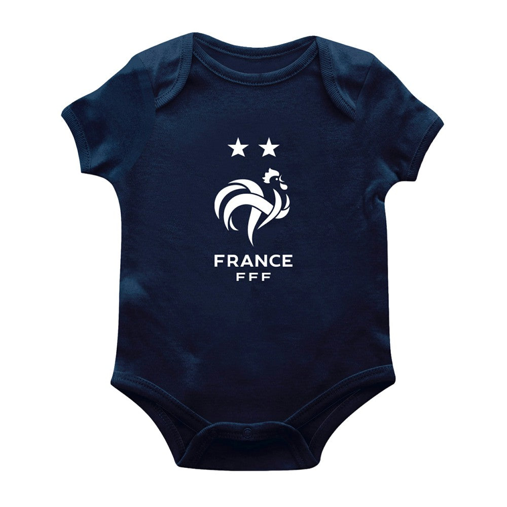 France National Team Vive La Fete Infant Color Badge Bodysuit for sale - Navy 