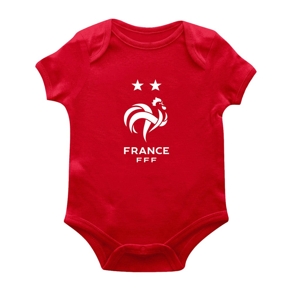 France National Team Vive La Fete Infant Color Badge Bodysuit for sale - Red 