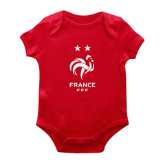 France National Team Vive La Fete Infant Color Badge Bodysuit for sale - Red 
