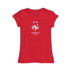 France National Team Vive La Fete Girls Toddler Color Badge Fitted T-Shirt for sale - Red 