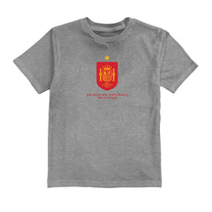 Spain National Team Vive La Fete Toddler Color Badge T-Shirt for sale - Gray 