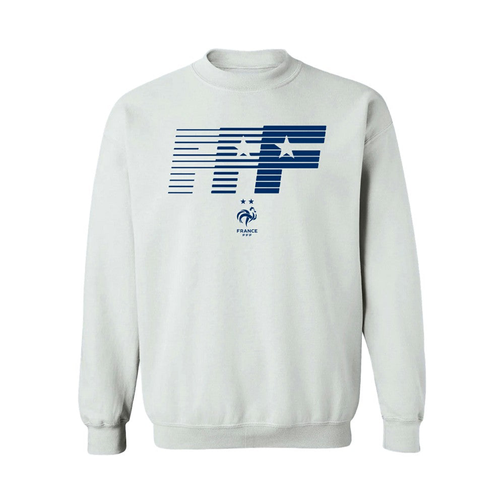 France National Team Vive La Fete Women's FFF Logo Sweatshirt for sale - White 