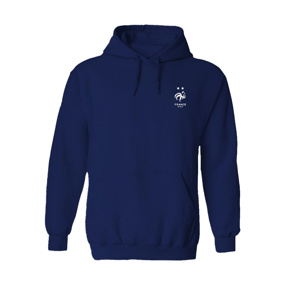 France National Team Vive La Fete Women's Soccer Field Fleece Hood for sale - Navy 