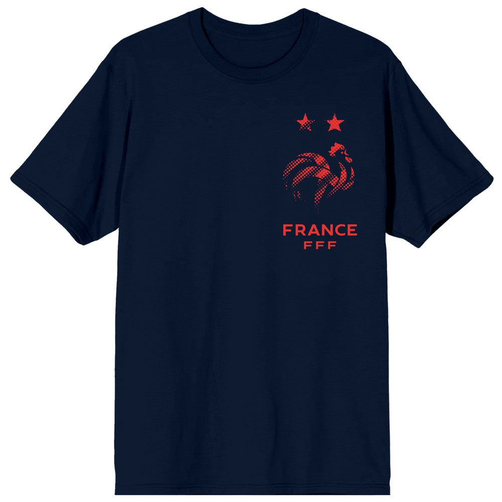 France National Team Vibrez Blues T-Shirt for sale - Navy 