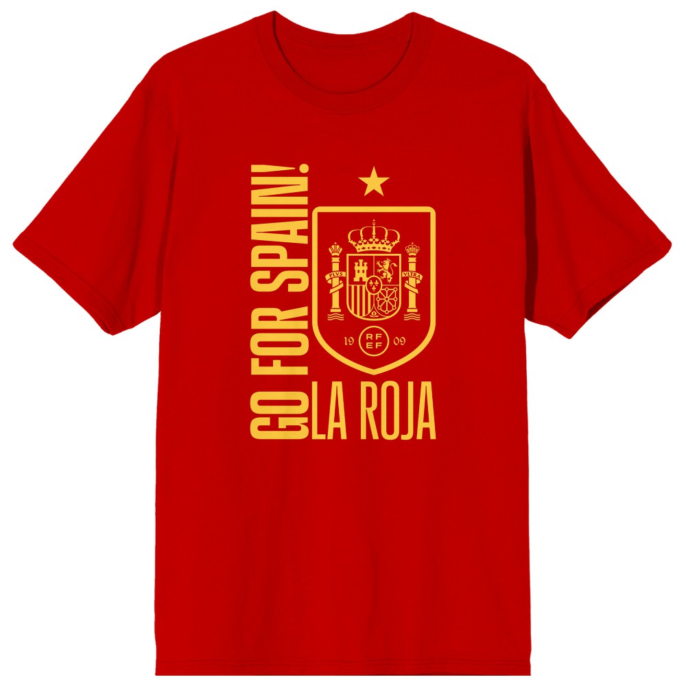Spain National Team Go For Spain La Roja T-Shirt for sale - Red 