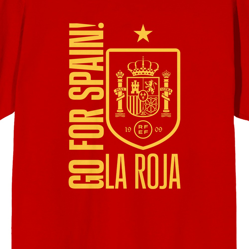 Spain National Team Go For Spain La Roja T-Shirt for sale - Red 
