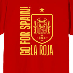 Spain National Team Go For Spain La Roja T-Shirt for sale - Red 