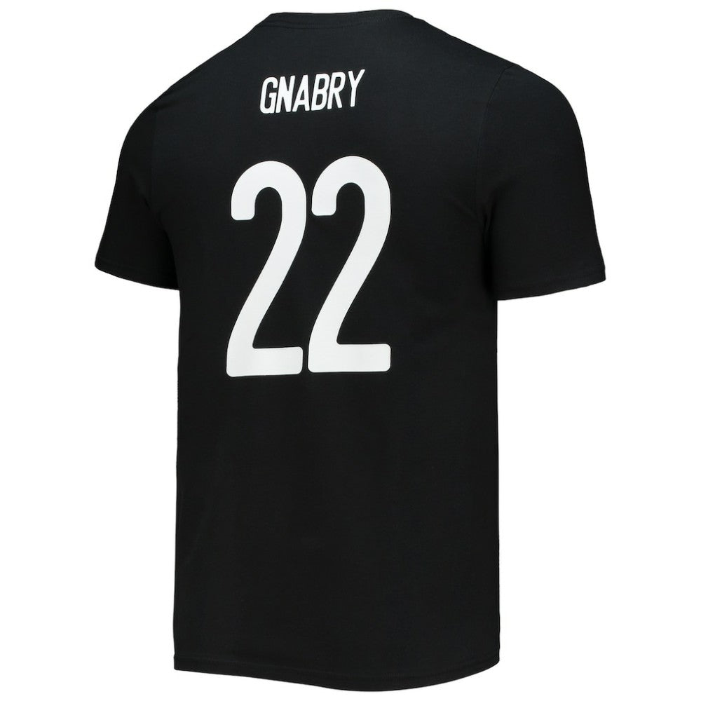 Serge Gnabry Bayern Munich Amplifier Name & Number T-Shirt on sale - Black 