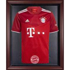 Bayern Munich Mahogany Framed Team Logo Jersey Display Case 