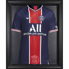 Paris Saint-Germain Black Framed Team Logo Jersey Display Case 