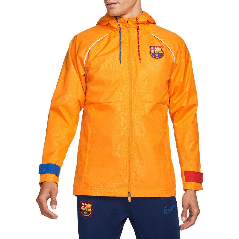Barcelona All-Weather Full-Zip Jacket on sale - Orange 