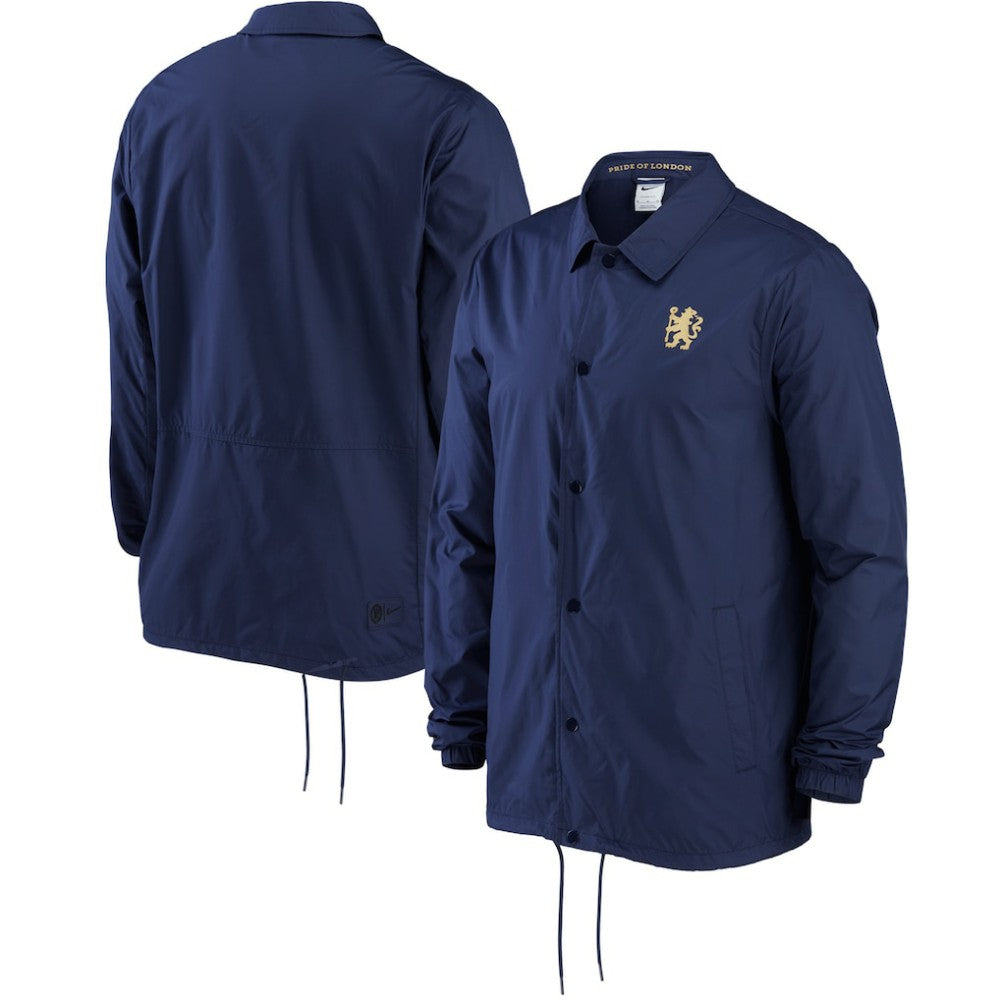 Chelsea Coach Performance Full-Snap Jacket on sale - Navy 
