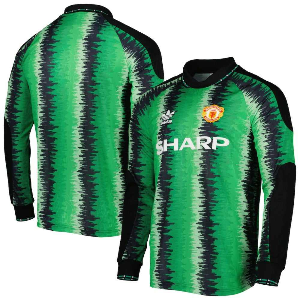 Manchester United Originals 90 Goalkeeper Replica Jersey Discount - Green 