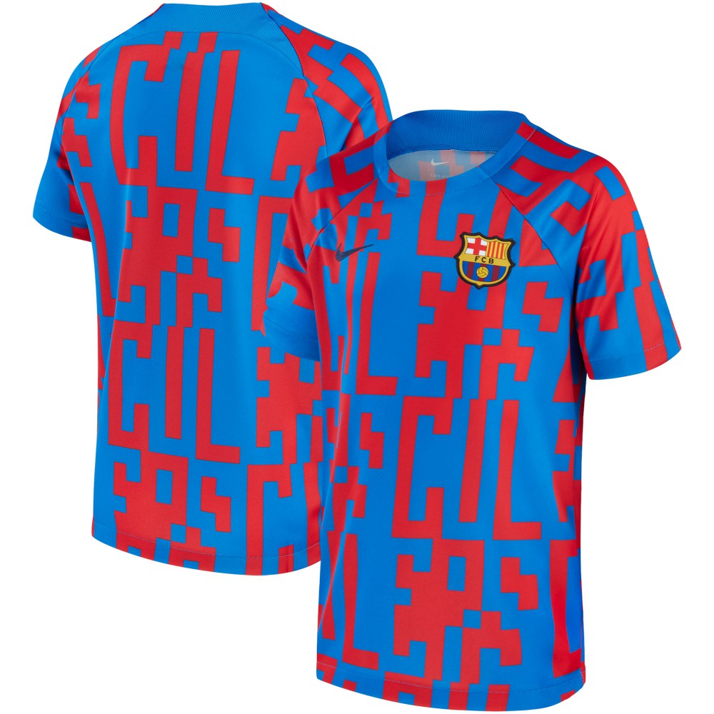 Barcelona 2022/23 Pre-Match Top on sale - Blue 