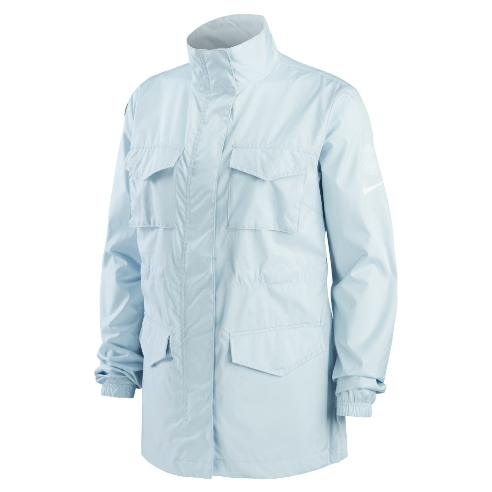 Paris Saint-Germain Women's M65 Woven Full-Zip Jacket on sale - Light Blue 