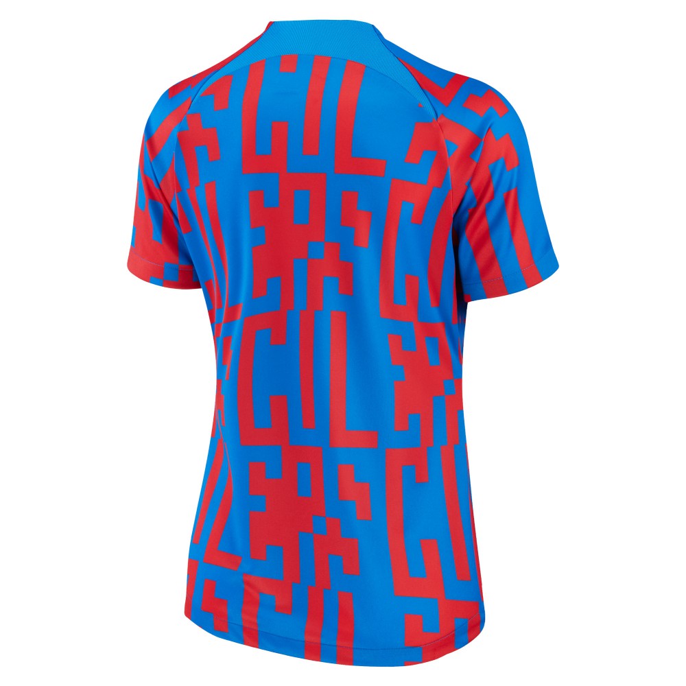 Barcelona Women's 2022/23 Pre-Match Home Performance Top on sale - Blue 