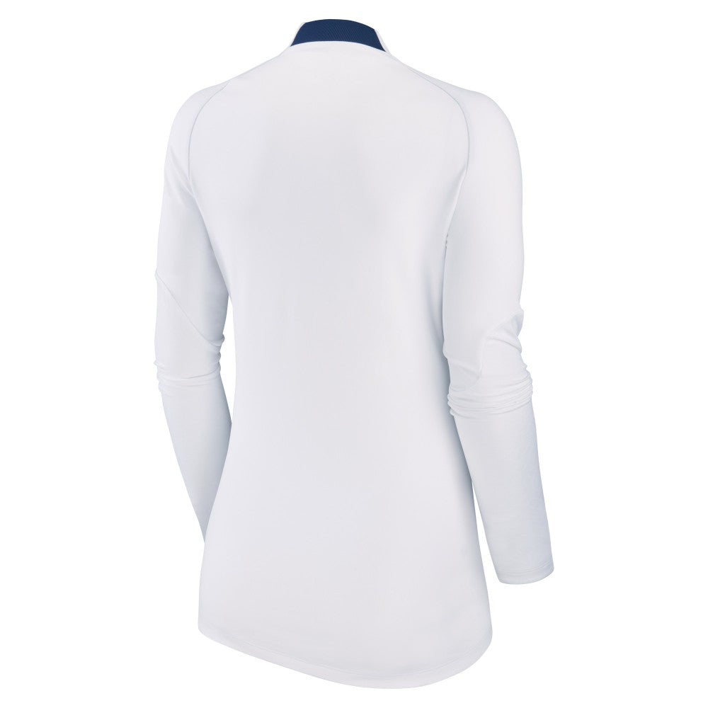 Paris Saint-Germain Women's Strike Drill Raglan Performance Quarter-Zip Top on sale - White 