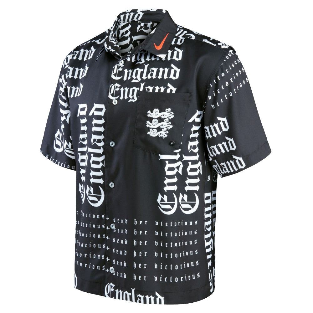 England Women's National Team Button-Up Shirt for sale - Black 