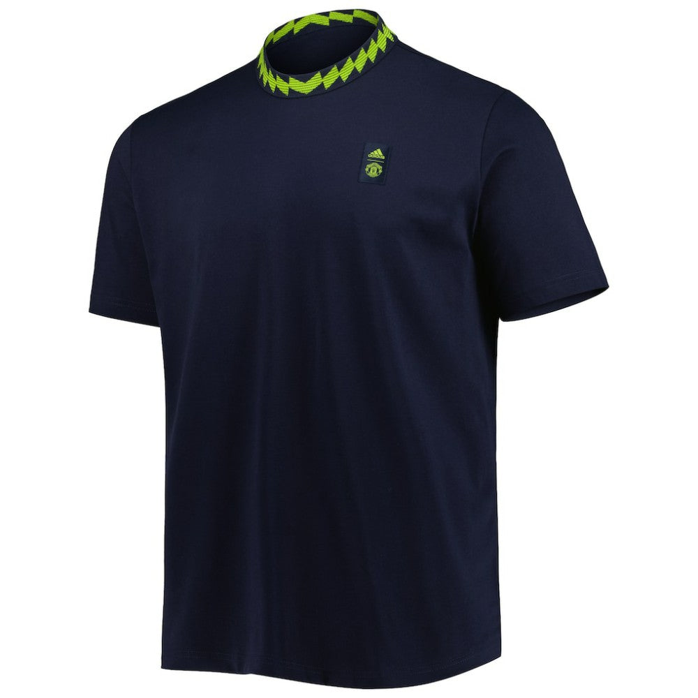 Manchester United Lifestyle T-Shirt Discount - Navy 