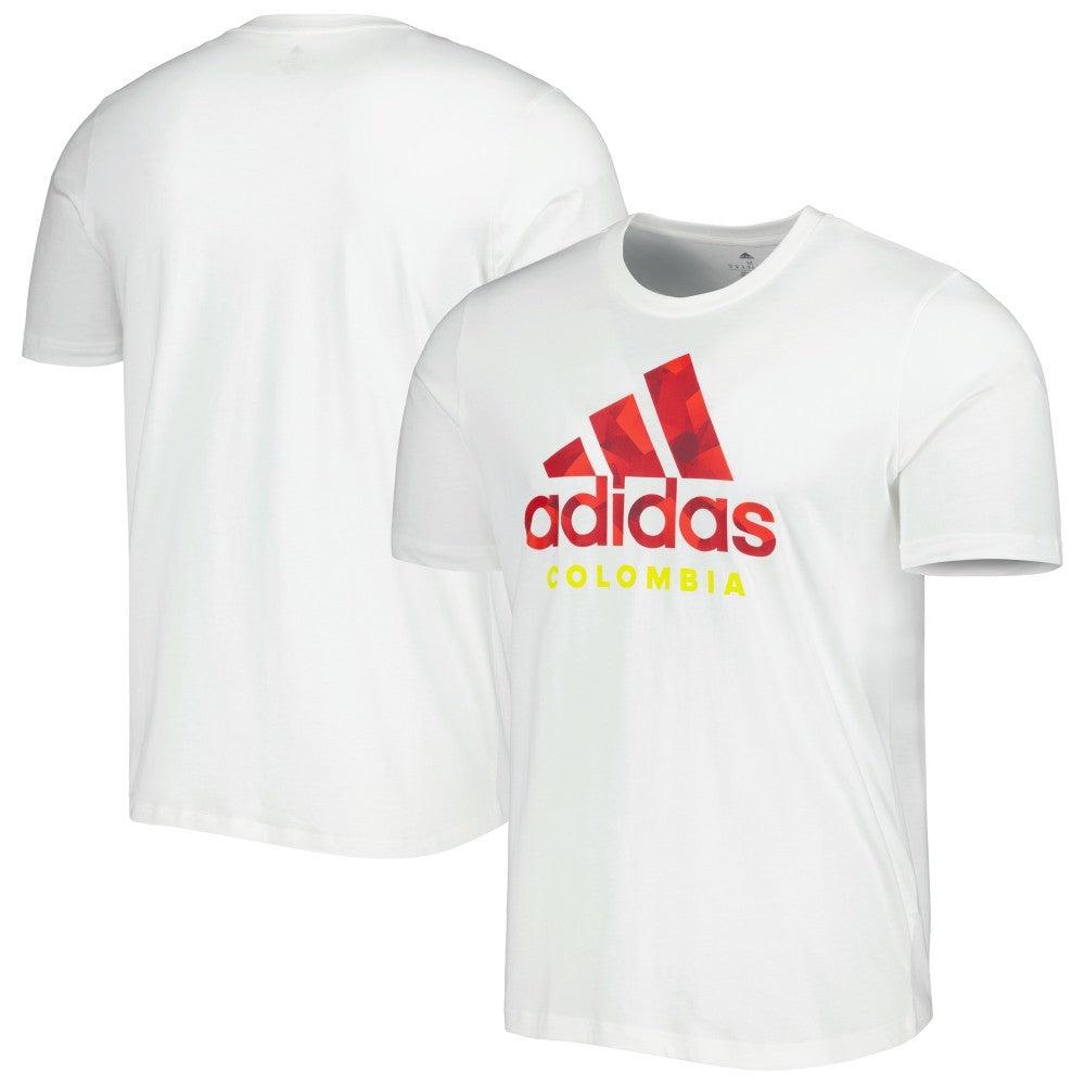Colombia National Team DNA Graphic T-Shirt for sale - White 